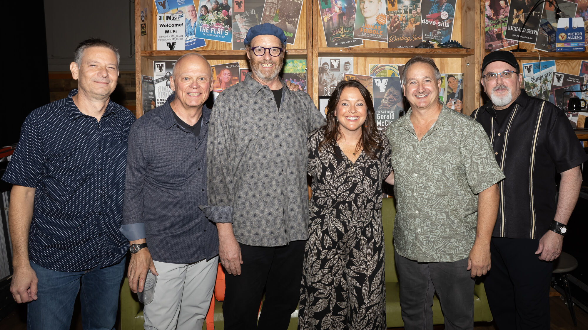 Laurel Canyon Collective backstage at The Venue, Aurora, Illinois